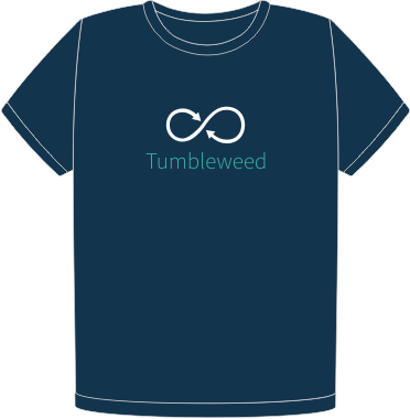 openSUSE Tumbleweed organic t-shirt