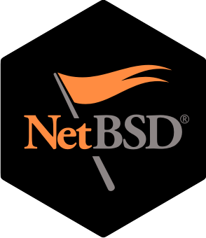 NetBSD black sticker