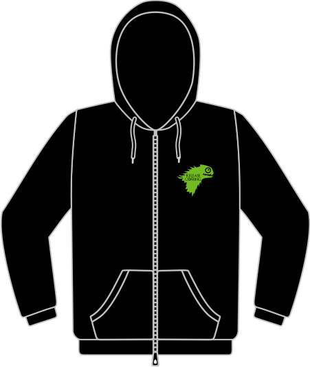 openSUSE Release is Coming green sweatshirt