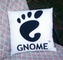 GNOME cushion - Photo