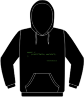 Hello World in C sweatshirt (FW0180)