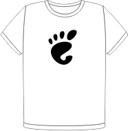 GNOME foot t-shirt (FW0306)