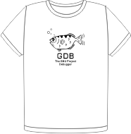 GNU GDB t-shirt (FW0344)