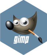 GIMP Blue Stone sticker (FW0643)