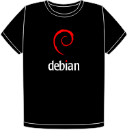 Camiseta Debian