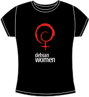 Debian fitted t-shirt