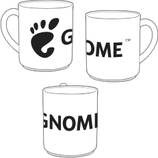 GNOME mug