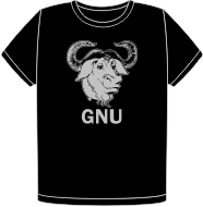 GNU Silver t-shirt