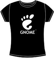 GNOME fitted t-shirt