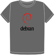 Debian t-shirt