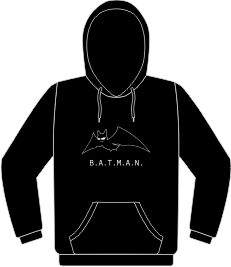 B.A.T.M.A.N. Open-Mesh sweatshirt