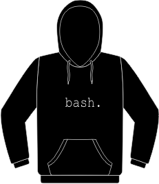 BASH: #!/bin/bash sweatshirt