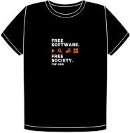 Camiseta Free Software & Free Society