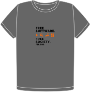 Free Software & Free Society t-shirt