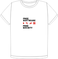 Free Software & Free Society t-shirt