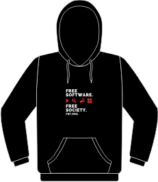 Sudadera Free Software & Free Society
