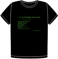 Hello World in COBOL t-shirt