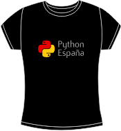 Python España fitted t-shirt