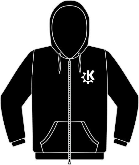 Sudadera KDE Only Logo