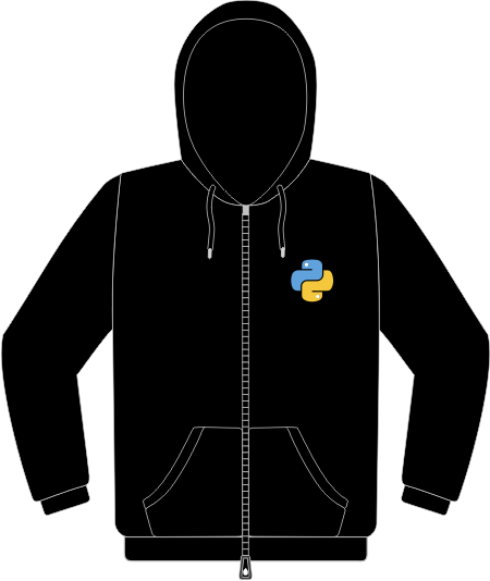 Python Only Logo organic sweatshirt