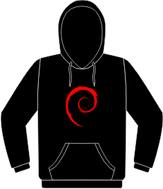 Debian visible Logo sweatshirt