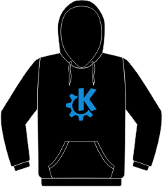 KDE Great Logo Blue sweatshirt