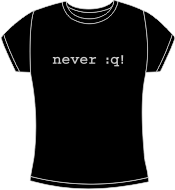 Never quit fitted t-shirt