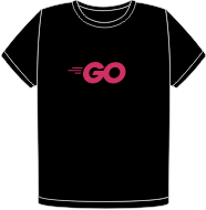 Golang Red Pink t-shirt