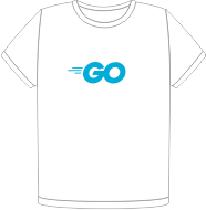 Golang Blue t-shirt