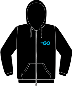 Golang Blue sweatshirt