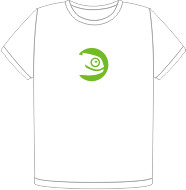 Camiseta openSUSE Geeko