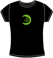 openSUSE Geeko fitted t-shirt