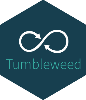 openSUSE Tumbleweed dark sticker