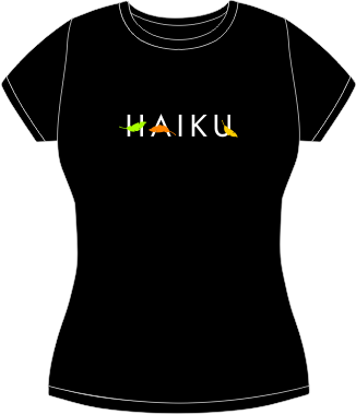 Haiku fitted t-shirt