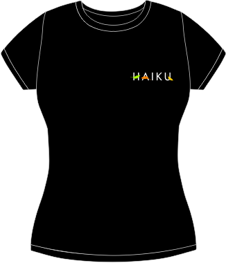 Haiku fitted heart t-shirt