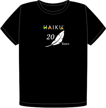 Haiku 20 years leaf t-shirt