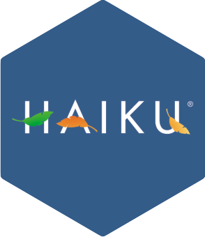 Haiku sticker