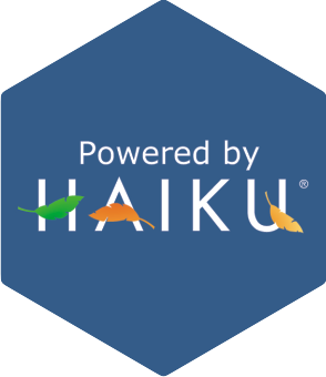 Haiku Powered sticker