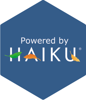 Pegatina Haiku Powered
