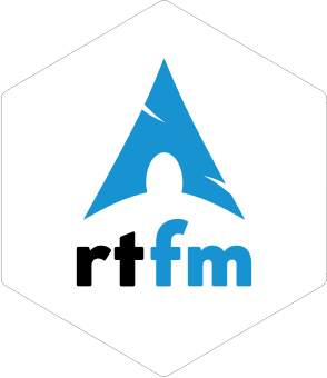 Arch RTFM sticker