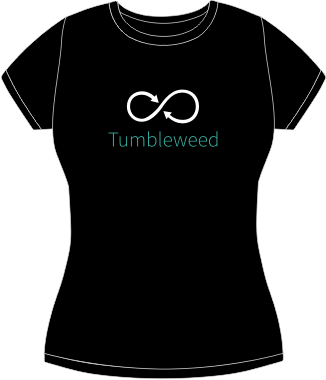 openSUSE Tumbleweed fitted t-shirt