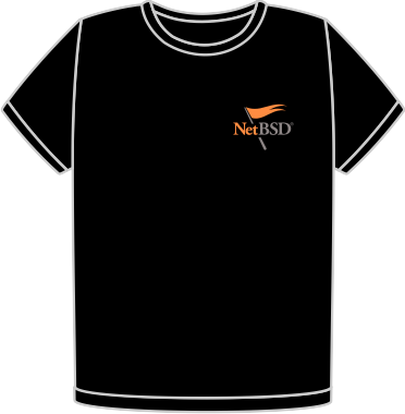 Camiseta NetBSD heart