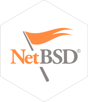 NetBSD white sticker