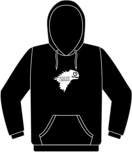 Sudadera openSUSE Release is Coming white