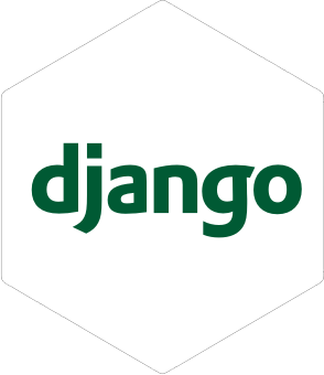 Django white sticker