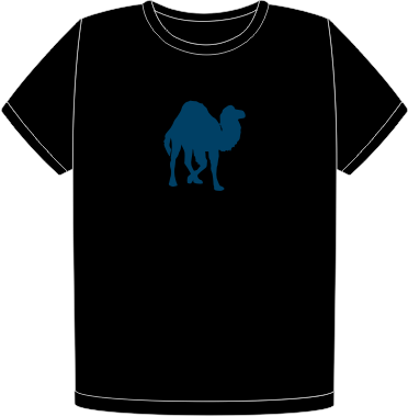 Perl Camel Blue t-shirt