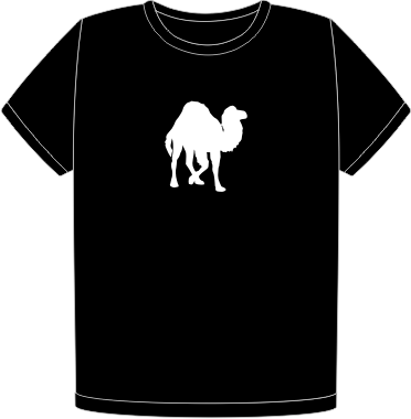Camel White t-shirt