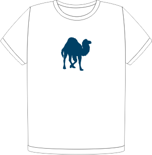 Perl Camel Blue t-shirt