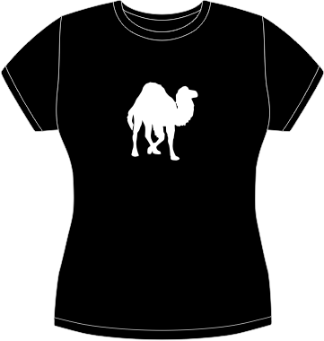 Perl Camel White fitted t-shirt
