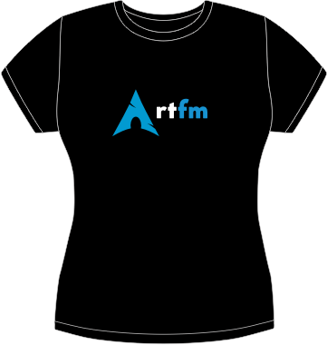 Arch Linux RTFM fitted t-shirt